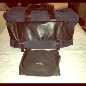 Calvin Klein Over Night  Bag & Shaving Bag